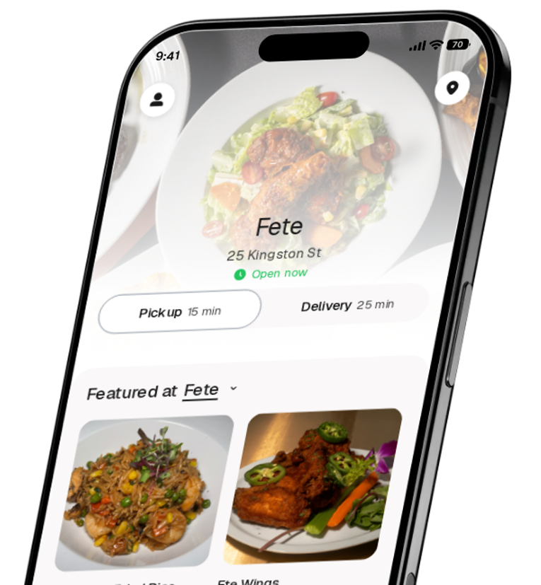 Fete app preview